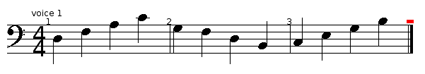 Figure 8: Ascending/Descending Chord Tones