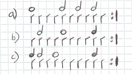 FIGURE 4: Musically notated exercises