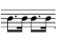 Two-note rhythm