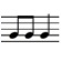 New three-note rhythm
