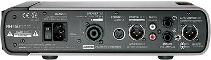 TC Electronic RH450 - back panel