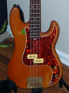 1966 Fender Precision Bass - close-up
