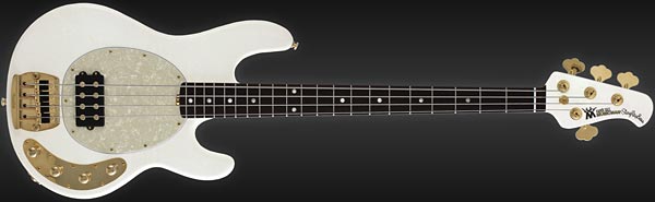 Ernie Ball/Music Man Limited Edition Gilded White Classic StingRay