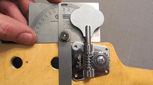 Upgrading Your Tuners: Measuring with a Protractor