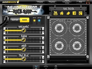 David Ellefson Rock Shop App - amp settings