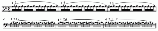 Left Hand Dexterity Drills for Bassists: Neck Position Drill