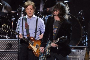Paul McCartney & Dave Grohl Performing at the Grammys