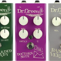 Ashdown Introduces Dr. Green Series Bass Effects Pedals