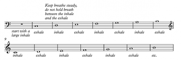 Breathing exercise 2 - for bass players