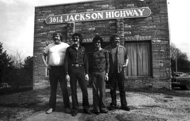 David Hood with Muscle Shoals Owners