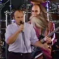 Phil Collins, with Leland Sklar: Sussudio, Live 1990