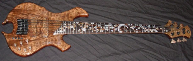 Stambaugh Designs 6-String Custom Inlayed Bass