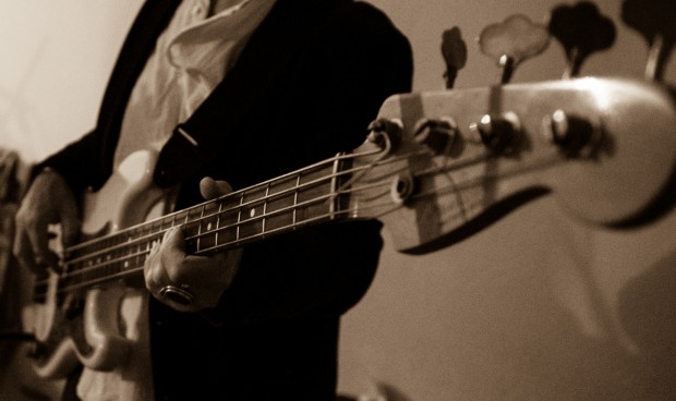 Accompanying bassist - photo by Dean Zobec