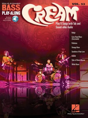 Cream: Bass Play-Along Vol. 52