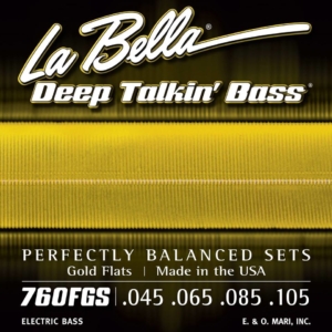 La Bella Gold Flats Flat Wound Bass Strings
