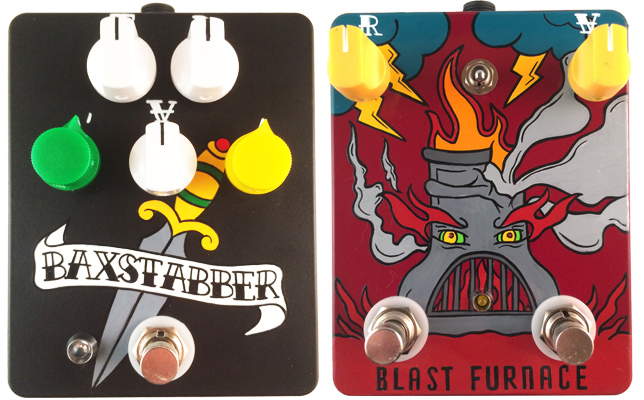 Fuzzrocious Baxstabber and Blast Furnace Pedals