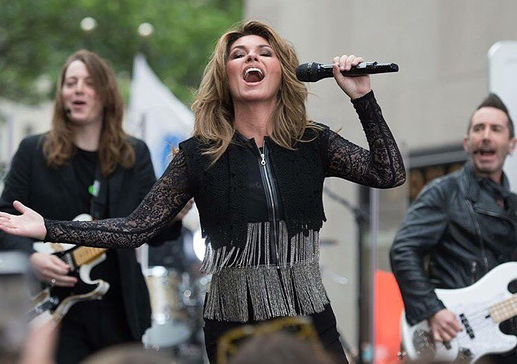 Shania Twain on The Today Show with Derek Frank