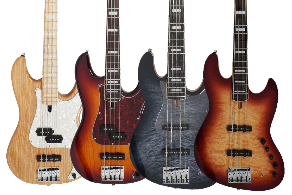 Sire Guitars Marcus Miller P7 and V9 Basses