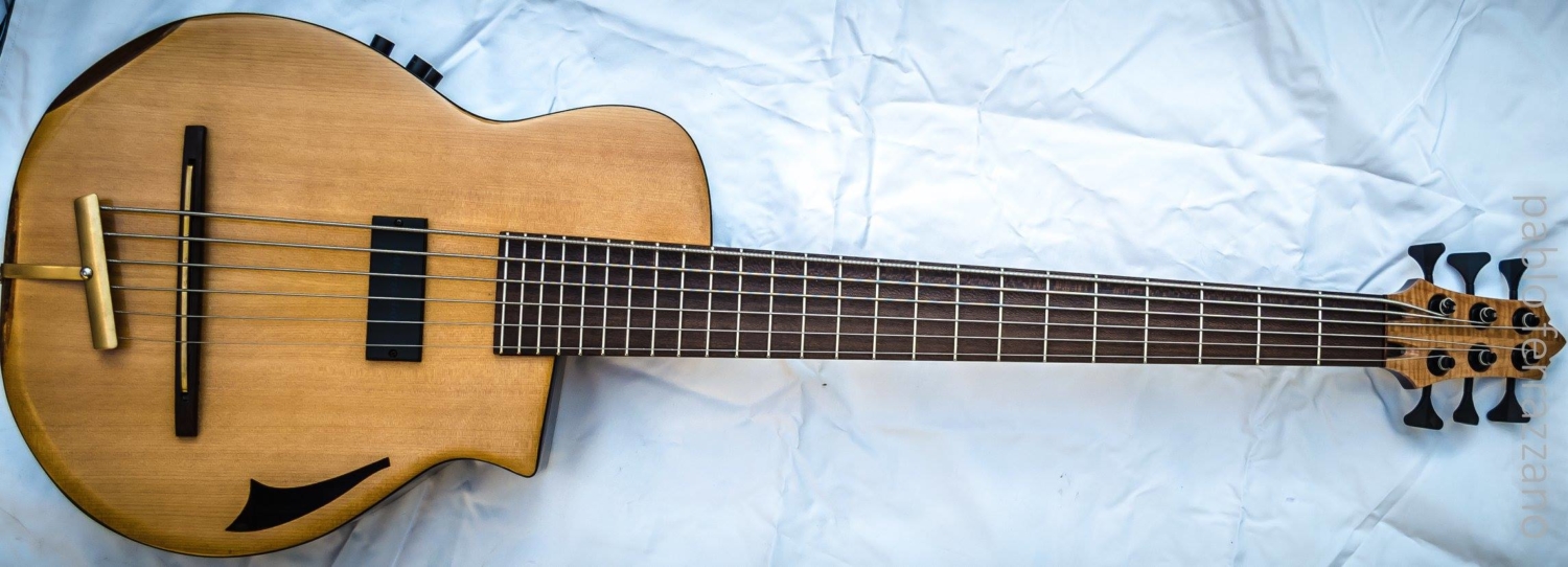 Emiliano Bernal Acoustic/Electric Custom 6-String Bass