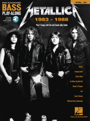 Metallica: 1983-1988: Bass Play-Along Volume 21