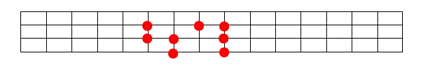 Figure 5: C major starting on E (3rd note) – Phrygian Mode
