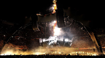 U2 concert stage