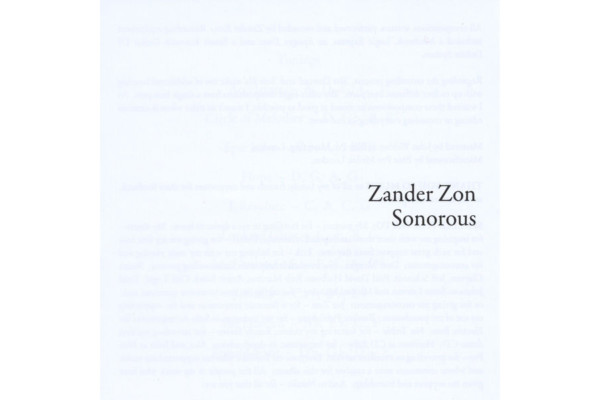 Zander Zon Releases “Sonorous”