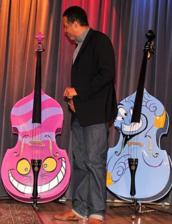 Stanley Clarke with Walt Disney design basses