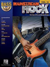 Mainstream Rock: Bass Play-Along Volume 15