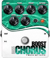 Tech 21 Releases Boost Chorus Bass Pedal