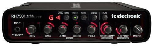 TC Electronic Debuts RH750 Bass Amp