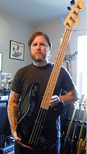 Andrew Seward and Against Me! Auction Bass for Alabama Red Cross