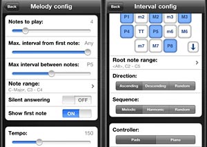 Right Note example screens