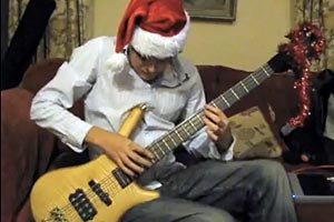 Nick Mason: Jingle Bells Solo Tap Bass