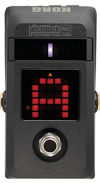 Korg Announces PitchBlack Poly Polyphonic Pedal Tuner