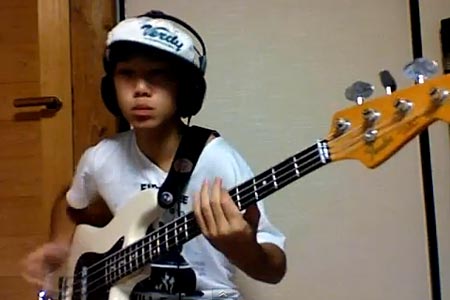 Keisuke Baba: 14 Year Old Bassist Covers RHCP’s “Tell Me Baby”