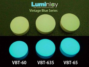 Luminlay Vintage Blue Series Fluorescent Position Markers