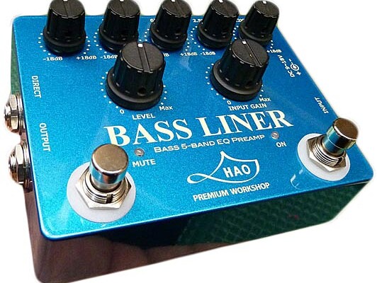 HAO Introduces Bass Liner Preamp Pedal