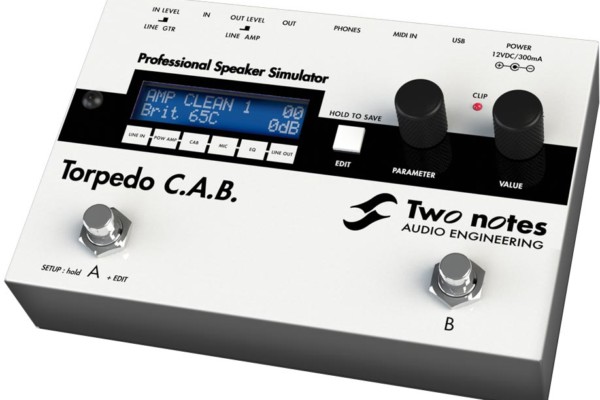 Two Notes Audio Engineering Introduces Torpedo C.A.B.