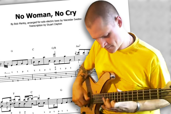 Transcription: “No Woman, No Cry” Solo Bass Arrangement