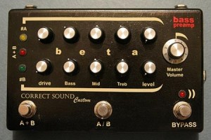 Correct Sound Custom BETA Bass Preamp Pedal