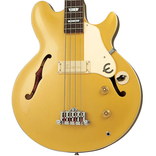 Jack Casady Bass Pickguard Crema Con Dorado ES295 diseño para proyecto de Guitarra Epiphone 