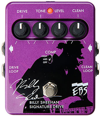EBS Announces Billy Sheehan Signature Drive Pedal