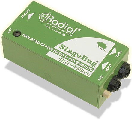 Radial Engineering Introduces StageBug SB-2 Passive DI