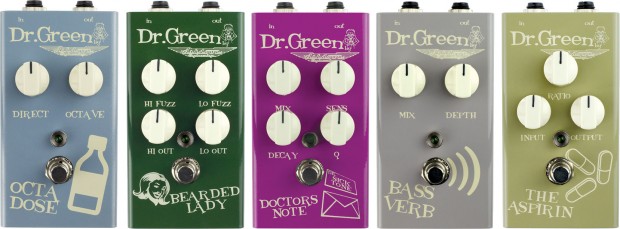 Ashdown Dr. Green Series Bass Effects Pedals