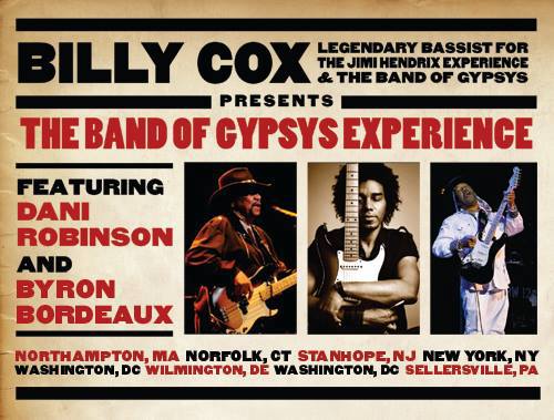 Billy Cox and The Band of Gypsys Experience Announce Tour Dates