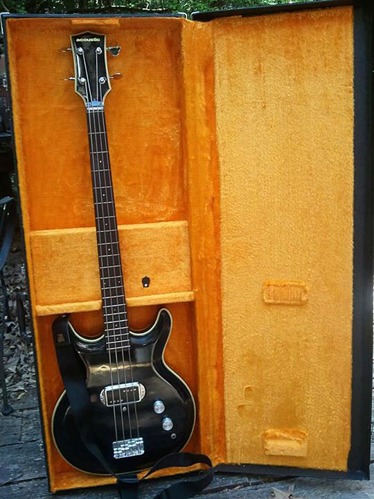 1973 Acoustic Control Corporation Black Widow Bass - in case