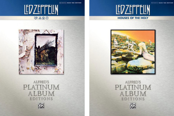 Alfred Music Releases Four More Led Zeppelin Platinum Bass Titles