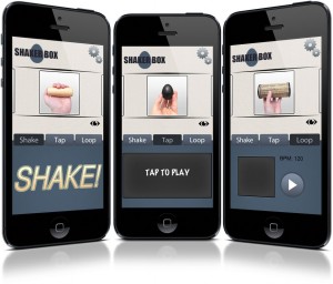 Shaker Box app screens