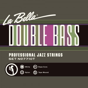 La Bella 7710T White Nylon Tape Wound Double Bass Strings